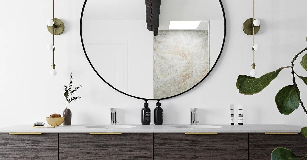 Umeki Sober reparere Badeværelsesspejl - Vælg det rigtige spejl til badet | HTH